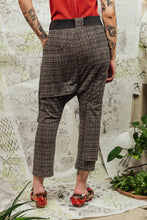 Load image into Gallery viewer, SL24 ADRIA DROP CRUTCH PANTS - ABSTRACT TAMARIND