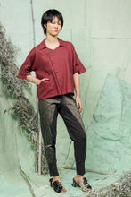 Load image into Gallery viewer, SL26 CADEAU BOXY SHIRT JACKET - ROSEWOOD