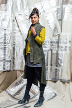 Load image into Gallery viewer, Paneled womenswear vest in wool