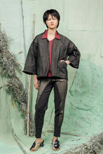 Load image into Gallery viewer, SL26 RENZO KIMONO ZIP JACKET - CHARCOAL
