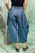 Load image into Gallery viewer, SL26 SHOSAI WRAP PANTS - DENIM CHAMBRAY