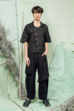 Load image into Gallery viewer, SL26 CADEAU BOXY SHIRT JACKET - OBSIDIAN PINSTRIPE