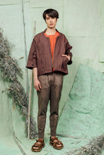 Load image into Gallery viewer, SL26 RENZO KIMONO ZIP JACKET - ROSEWOOD