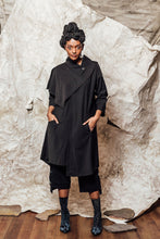 Load image into Gallery viewer, unisex wool obsidian scarf tunic dress