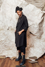 Load image into Gallery viewer, unisex wool obsidian scarf tunic dress