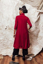 Load image into Gallery viewer, womens knit dress pomegranate