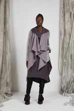 Load image into Gallery viewer, Unisex Waterfall Drape jacket in Viscose Ponti Knit