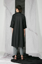 Load image into Gallery viewer, Italian Viscose Black Unisex Shirt jacket