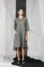 Load image into Gallery viewer, Women&#39;s Unisex Linen Shirt Dress