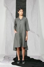 Load image into Gallery viewer, Women's Unisex Linen Shirt Dress