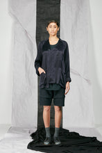 Load image into Gallery viewer, Tencel Cupro Linen Women&#39;s Unisex Kimono Zip Jacket