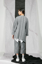 Load image into Gallery viewer, Crinkled Linen Women's Unisex Kimono Zip Jacket