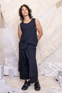 RS25 BODHI ASYMMETRIC TANK - OBSIDIAN RIB