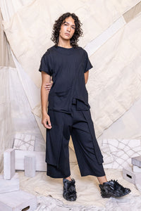 RS25 BODHI ASYMMETRIC TANK - OBSIDIAN RIB