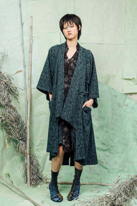 SL26 AKIYA KIMONO DETACH JACKET - JADE