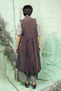 SL26 AKIYA KIMONO DETACH JACKET - SLATE ACIDWASH