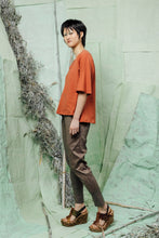 Load image into Gallery viewer, SL26 CASSIA UNISEX KNIT TOP - APEROL TAN