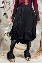Load image into Gallery viewer, AW26 CHRYSALIS  ORIGAMI SKIRT - OBSIDIAN