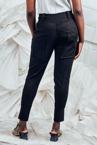 SL25 ENZI SLIM LINE PANTS - OBSIDIAN FLORA