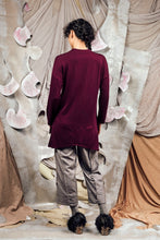 Load image into Gallery viewer, AW26 GIAN LONG SLEEVE POCKET TOP - MERLOT