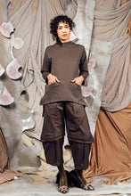 Load image into Gallery viewer, AW26 GIAN LONG SLEEVE POCKET TOP - OLIVE KHAKI