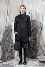 Load image into Gallery viewer, AW24 KALIS SCARF TUNIC TOP - OBSIDIAN PLUSH