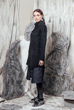 Load image into Gallery viewer, AW24 KALIS SCARF TUNIC TOP - OBSIDIAN PLUSH