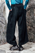 Load image into Gallery viewer, AW24 LYNDON BUTTON FLARE PANTS - OBSIDIAN CHENILLE