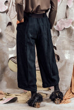Load image into Gallery viewer, AW26 LYNDON BUTTON FLARE PANTS - OBSIDIAN CHENILLE