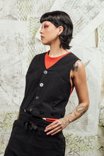 Load image into Gallery viewer, MAKOTO JUMPSUIT TOP - OBSIDIAN