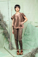 Load image into Gallery viewer, SL26 MANI CONVERTIBLE SQUARE TOP - KHAKI SALMON
