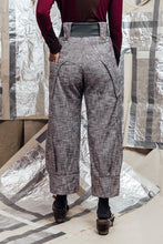 Load image into Gallery viewer, Cotton Tweed Wide Leg Cuff Pants