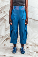 Load image into Gallery viewer, SL25 ORIME  WIDE FOLD PANTS - DENIM AZURE