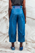 Load image into Gallery viewer, SL25 ORIME  WIDE FOLD PANTS - DENIM AZURE