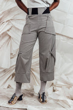 Load image into Gallery viewer, SL25 ORIME WIDE FOLD PANTS - MONO CHECK