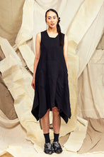 Load image into Gallery viewer, SL27 SAKASA  REVERSIBLE TUNIC DRESS - ONYX SLUB