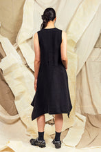 Load image into Gallery viewer, SL27 SAKASA  REVERSIBLE TUNIC DRESS - ONYX SLUB