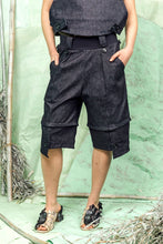 Load image into Gallery viewer, SL26 TOMIS OVERALL SHORTS - DEEP DENIM