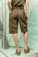 Load image into Gallery viewer, SL26 TOMIS OVERALL SHORTS - ARMY BRUSHSTROKE