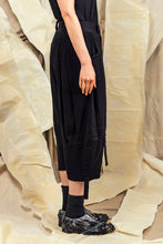 Load image into Gallery viewer, SL27 TOSHI WIDE RUCHE PANTS - OBSIDIAN