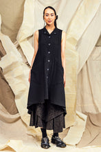 Load image into Gallery viewer, SL27 VELEDA DUSTER VEST - ONYX JACQUARD