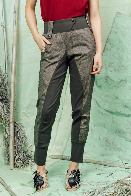 SL26 ZEPHYN SLIM LINE PANTS - CHARCOAL