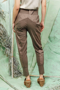 SL26 ZEPHYN SLIM LINE PANTS - BURNT UMBER