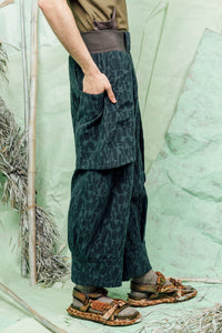 SL26 ADDIS LAYERED WIDE PANTS - JADE