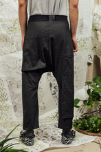 Load image into Gallery viewer, SL24 ADRIA DROP CRUTCH PANTS - OBSIDIAN CHECK