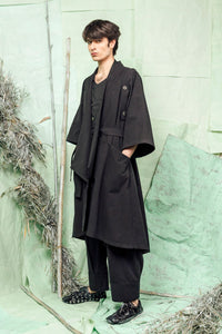SL26 AKIYA KIMONO DETACH JACKET - ONYX