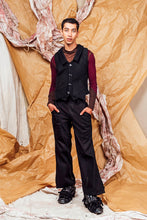 Load image into Gallery viewer, AW25 ALDIS WOOL WAISTCOAT - OBSIDIAN
