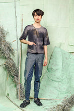 Load image into Gallery viewer, Ink Fade, Monochromatic, Uni-Sex, Summer, Flared, Knit Top