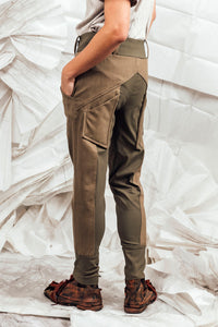 SL25 ENZI SLIM LINE PANTS - OLIVE KHAKI