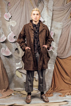 Load image into Gallery viewer, AW26 ETIEN LONG COWL JACKET - SIENNA PINSTRIPE